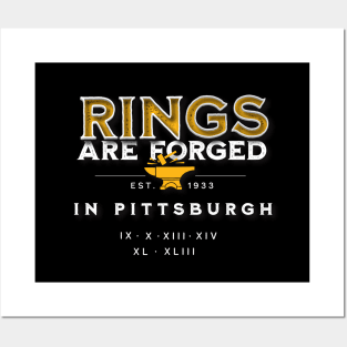 Rings are Forged in Pittsburgh Posters and Art